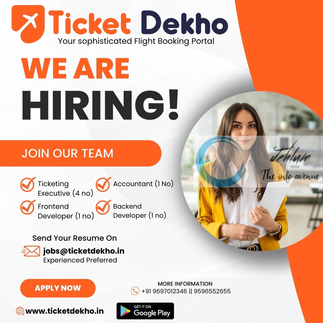 Ticket Dekho Srinagar Jobs Vacancies 2023