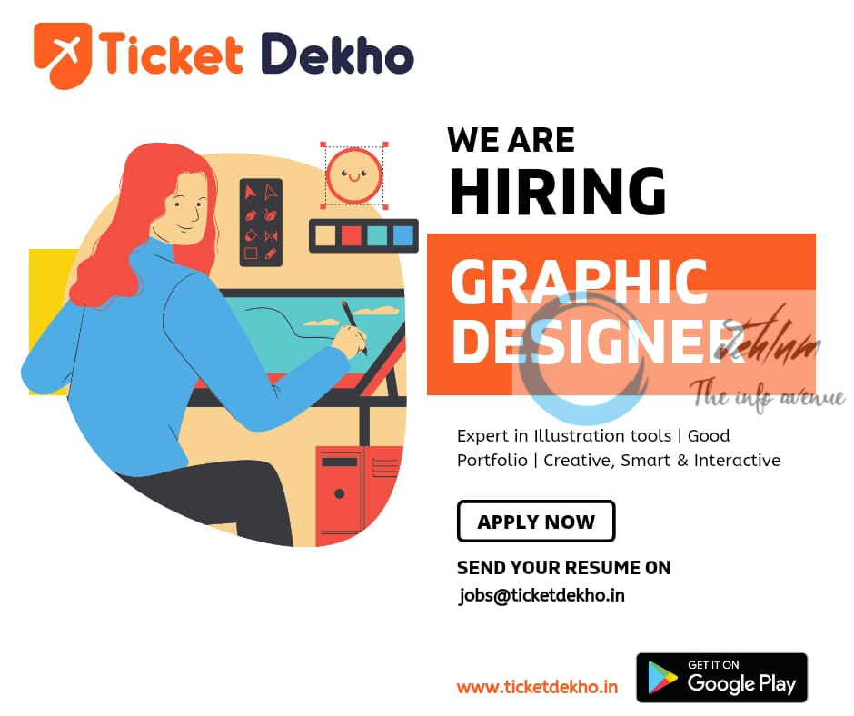 Ticket Dekho Srinagar Hiring Graphic Designer 2023