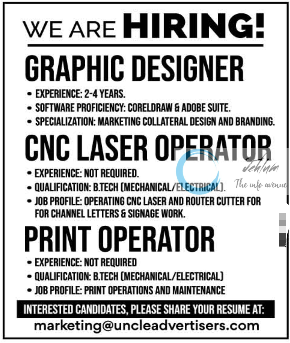 Uncle Advertisers Srinagar Jobs 2024