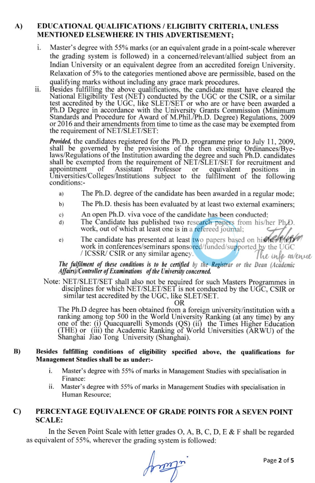 CLUSTER UNIVERSITY SRINAGAR RECRUITMENT ADVERTISEMENT NOTICE NO 01-CUS OF 2024