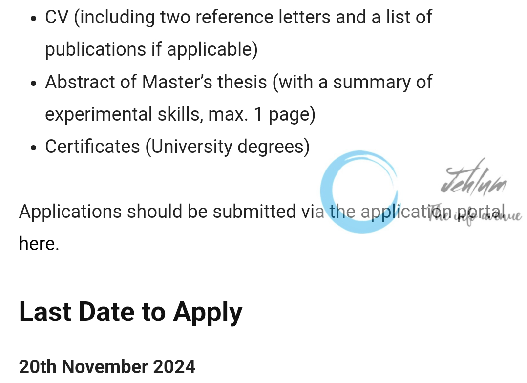 Centre for Structural Systems Biology CSSB Germany International Scholarships 2024