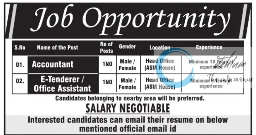 Abdul Salam Mir Constructions Srinagar Jobs Vacancy 2024-25