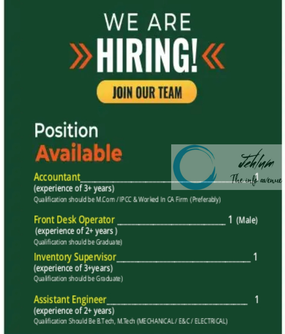 ABRAQ AGRO KASHMIR JOBS OPENINGS 2025