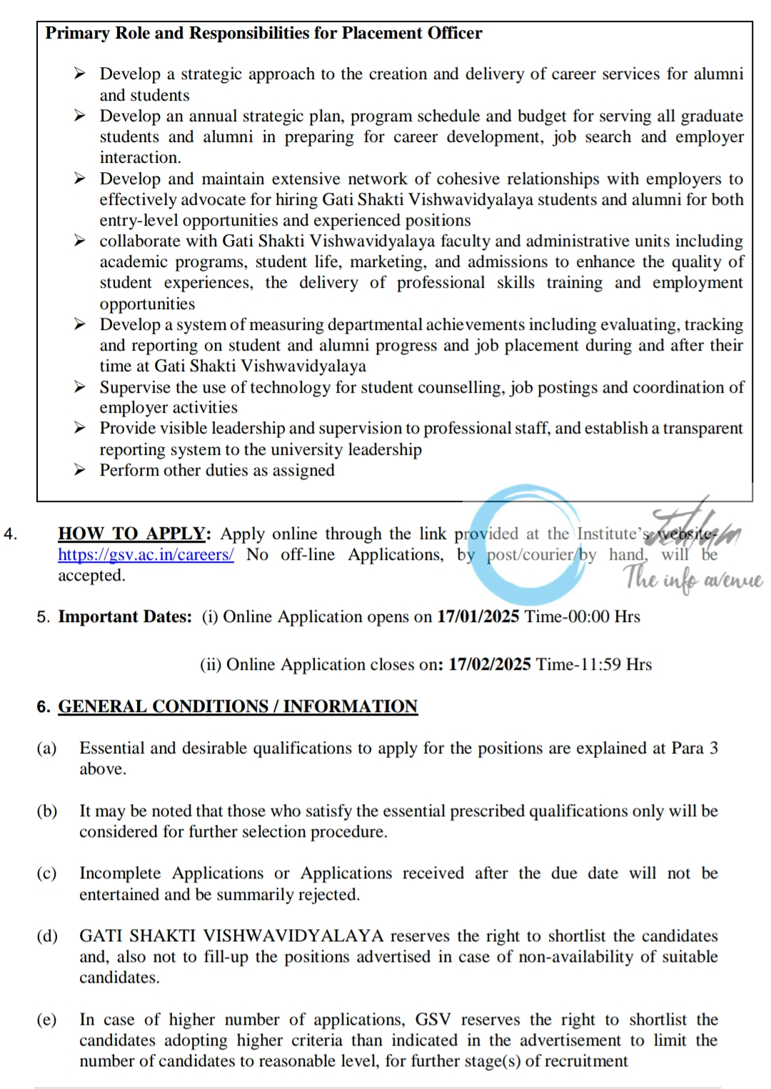 GATI SHAKTI VISHWAVIDYALAYA NON-TEACHING RECRUITMENT ADVERTISEMENT NO GSV/REG/ADM/Direct Rectt/2024