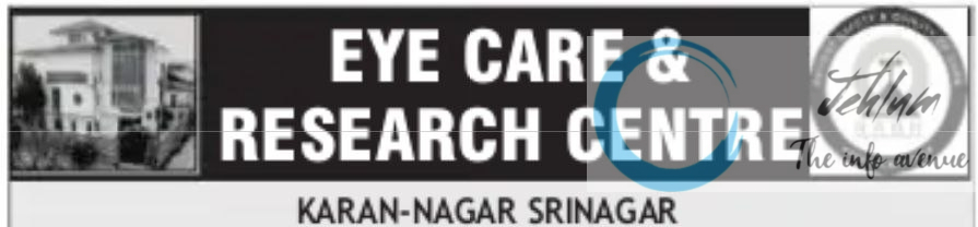 EYE CARE & RESEARCH CENTRE SRINAGAR JOB VACANCY 2025