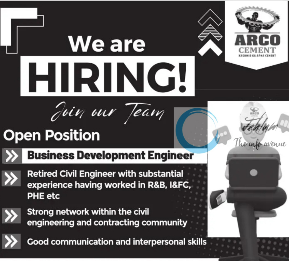 ARCO CEMENT BUSINESS DEVELOPMENT ENGINEER HIRING 2025