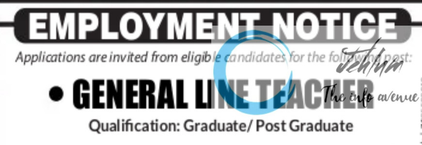 THE LEGENDS SCHOOL OF EDUCATION SRINAGAR JOBS VACANCY 2025