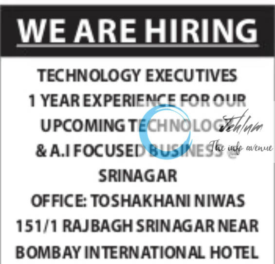 INDIA TECH WIZARDS SRINAGAR JOBS VACANCY 2025