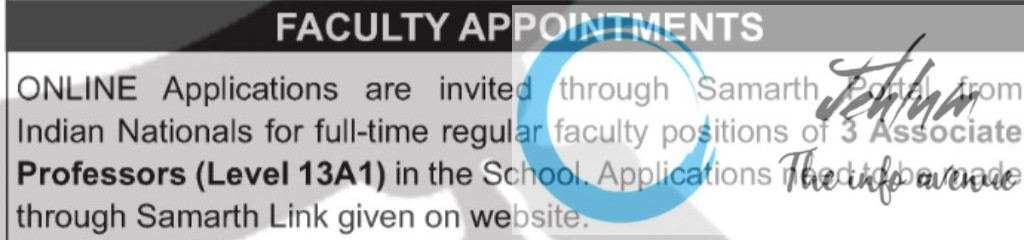 SCHOOL OF PLANNING AND ARCHITECTURE SPA RECRUITMENT ADVT NOTIFICATION 2025
