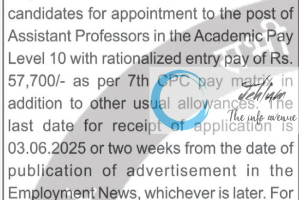 JANKI DEVI MEMORIAL COLLEGE AP RECRUITMENT ADVT NOTIFICATION NO JDMC/Advt/Teaching/2025/330