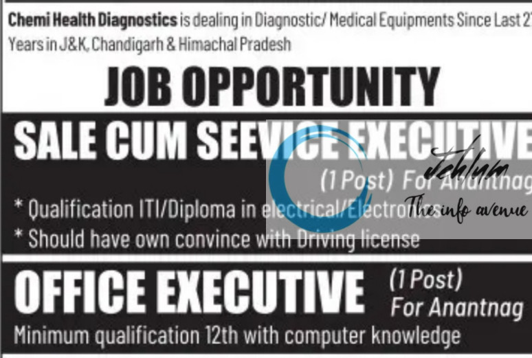 CHEMI HEALTH DIAGNOSTICS JOBS VACANCY 2025
