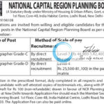 NATIONAL CAPITAL REGION PLANNING BOARD NCRPB STENOGRAPHER RECRUITMENT ADVT NOTIFICATION NO 9196108