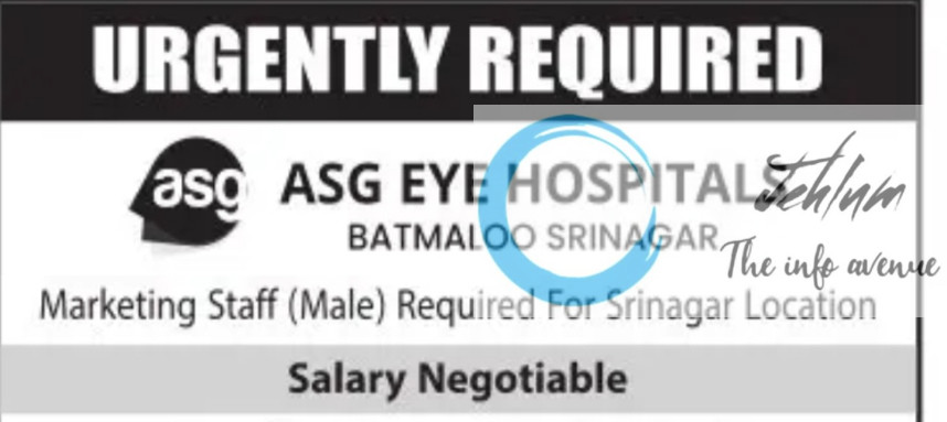 ASG EYE HOSPITALS SRINAGAR JOBS OPENING 2025 2 ASG EYE HOSPITALS SRINAGAR JOBS OPENING 2025
