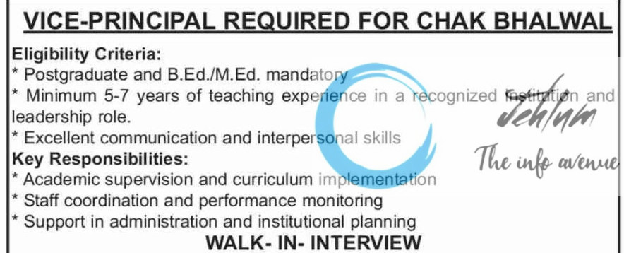 CRESCENT PUBLIC SCHOOL CPS JAMMU TEACHERS JOBS OPENING 2025