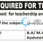 NEW WAVE PUBLIC HIGH SCHOOL GANDERBAL JOBS OPENING 2025