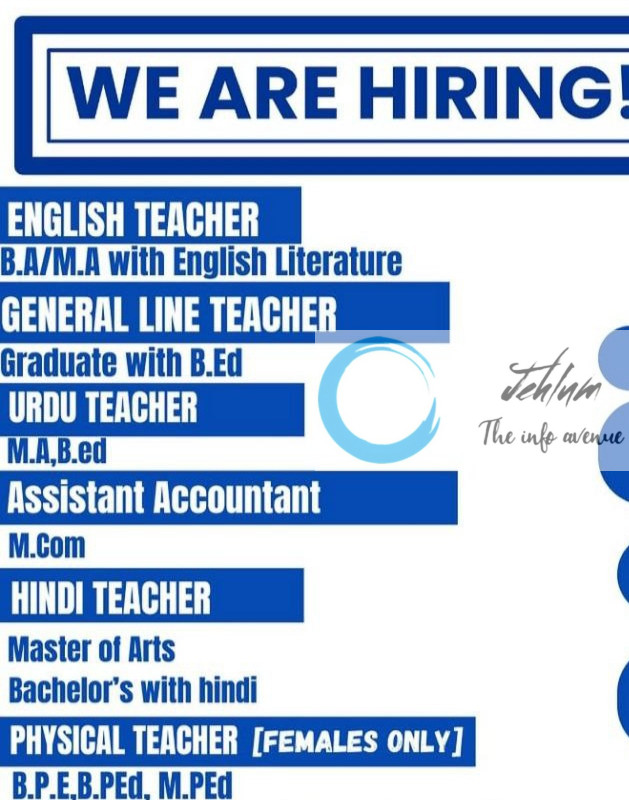 LINTON HALL SCHOOL SRINAGAR TEACHERS JOBS OPENING REF NO 05/25