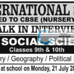 MV INTERNATIONAL SCHOOL JAMMU TEACHERS JOBS OPENING 2025