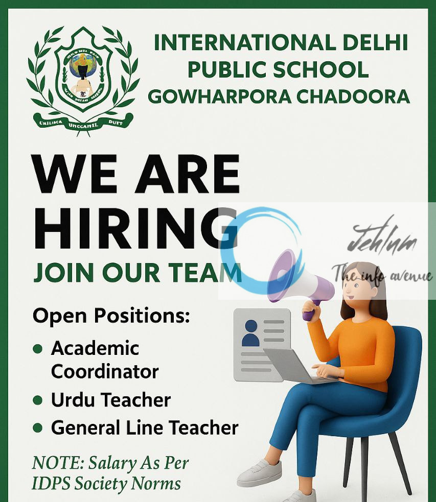 INTERNATIONAL DELHI PUBLIC SCHOOL GOWHARPORA CHADOORA