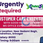 XPRESS SYS LOGISTIC SOLUTIONS SRINAGAR CUSTOMER CARE EXECUTIVE JOBS OPENING 2025