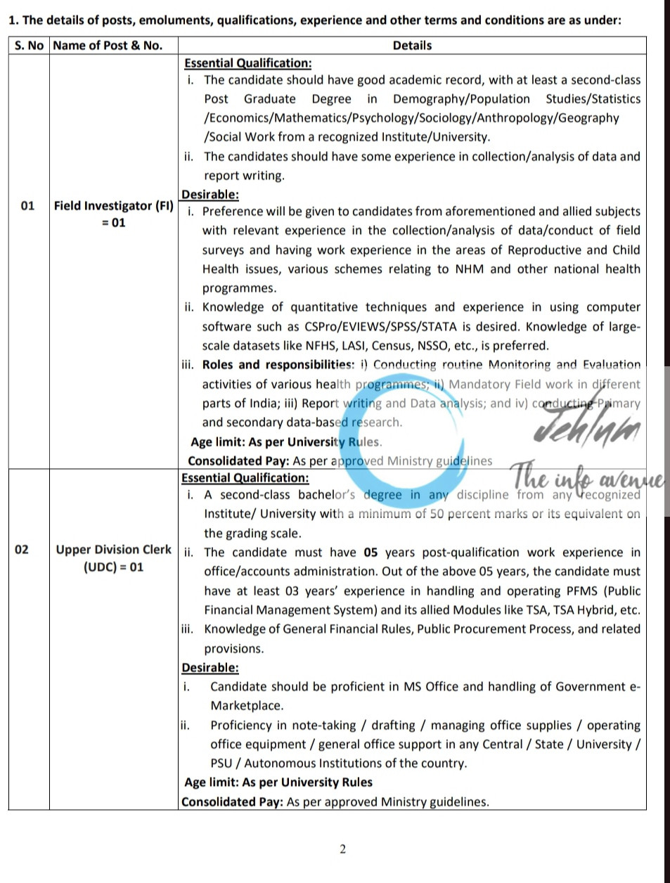 KASHMIR UNIVERSITY KU POPULATION RESEARCH CENTRE PRC RECRUITMENT ADVT NOTIFICATION NO 1 of 2025