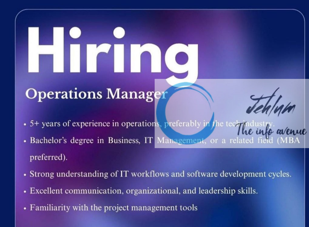 QUTBEE TECHNOLOGIES SRINAGAR OPERATIONS MANAGER JOBS OPENING 2025