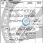 NORTH EASTERN SPACE APPLICATIONS CENTRE RECRUITMENT ADVT NOTIFICATION NO NESAC/RMT-TEMP/WI-01/2025
