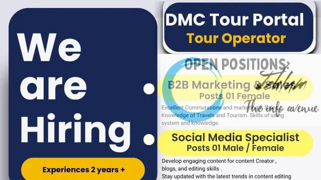 DMC TOUR PORTAL SRINAGAR JOBS OPENING 2025