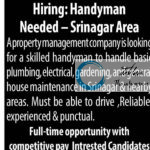 ELITE PROPERTY MANAGEMENT SRINAGAR JOB OPPORTUNITIES 2025
