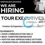 KASHVALLEYA HOLIDAYS SRINAGAR JOB OPPORTUNITIES 2025