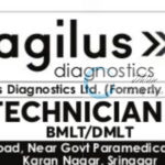 AGILUS DIAGNOSTICS LTD SRINAGAR JOB OPPORTUNITIES 2025