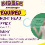 KIDZEE SRINAGAR JOB OPPORTUNITIES 2025