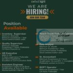 Abraq Agro Lassipora Hiring Recruitment Drive Supervisor Engineer Analyst Executive 2025