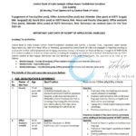 CBI SUAPS RURAL SELF EMPLOYMENT TRAINING INSTITUTES FACULTY JOB OPPORTUNITIES 2025