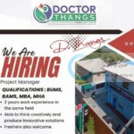 DOCTOR THANGS HERBACEUTICALS Srinagar Hiring Project Manager Career Growth 2025