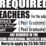 AL ASMA EDUCATIONAL INSTITUTE BUDGAM TEACHER JOB OPPORTUNITIES 2025