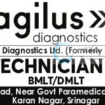 AGILUS DIAGNOSTICS LTD SRINAGAR JOB OPPORTUNITIES 2025