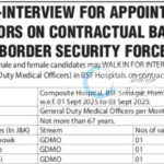 BORDER SECURITY FORCE BSF DOCTORS WALK IN INTERVIEW 2025