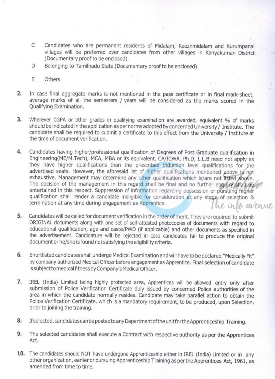 IREL India Limited MK Unit Apprentices Recruitment 2025