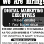INDIA TECH WIZARDS SRINAGAR DIGITAL MARKETING EXECUTIVE JOB OPPORTUNITIES 2025