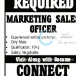 CONNECT SRINAGAR MARKETING SALES OFFICER OPPORTUNITY IMMEDIATE HIRING