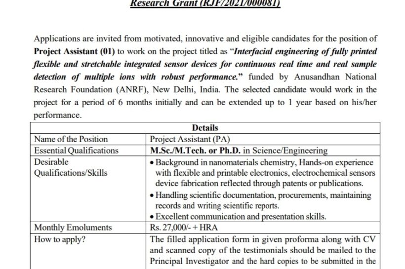 KASHMIR UNIVERSITY KU IT DEPARTMENT OF APPLIED SCIENCES ZAKURA PROJECT ASSISTANT AMAZING JOB OPPORTUNITIES 2025