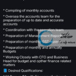Qul Fruits Kashmir Accounts Manager Job Openings 2025