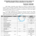 All India Institute of Medical Sciences AIIMS Nagpur Faculty Group A Direct Recruitment Various Advertisement No AIIMS/NGP/Admin I/Faculty/2025/02