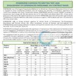 PGCIL Field Engineer Supervisor Recruitment Exciting 1543 Vacancies Advt No CC/03/2025