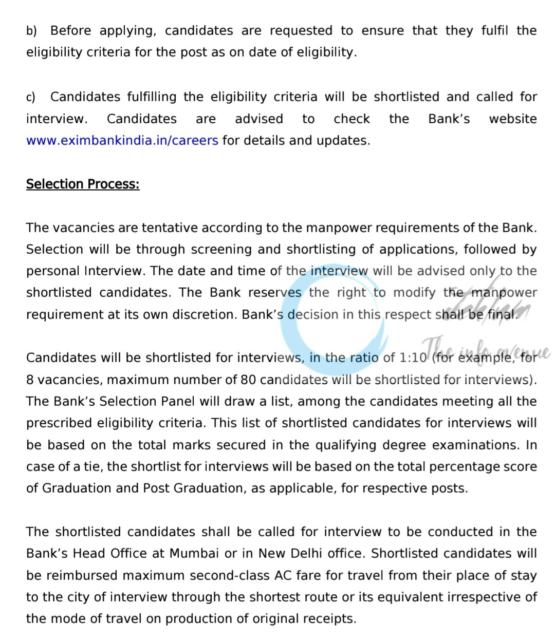 India Exim Bank Contract Officers Recruitment HRM/OC/CCG/ESG/INFRA/2025-26/04