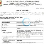 CHITTARANJAN NATIONAL CANCER INSTITUTE CNCI KOLKATA NUCLEAR MEDICINE TECHNOLOGIST JOB OPPORTUNITIES NOTICE 17/2025