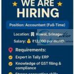 ASM TRADING SRINAGAR ACCOUNTANT AMAZING OPPORTUNITY 2025