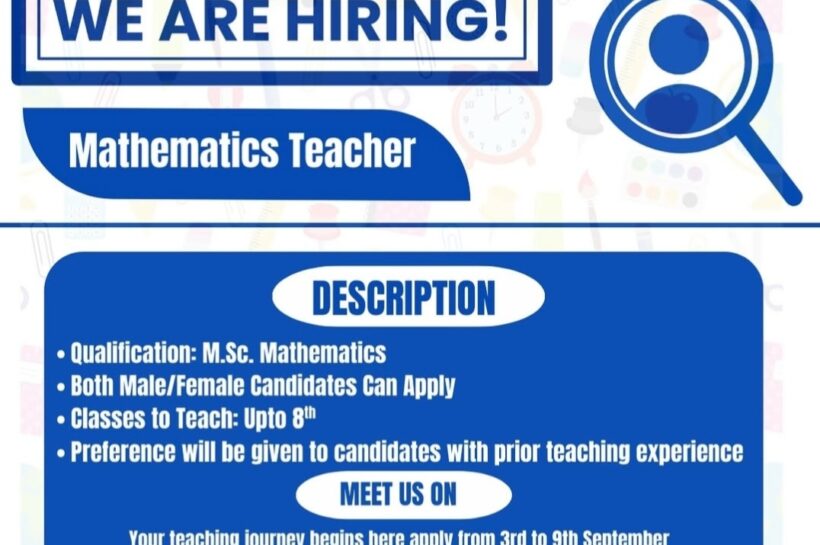 Linton Hall School Srinagar Mathematics Teacher Recruitment Opportunity 2025 Linton Hall School Srinagar Mathematics Teacher Recruitment Opportunity 2025