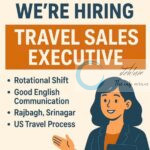 BOOK FLY DRIVE STAY SRINAGAR TRAVEL SALES EXECUTIVE JOB OPPORTUNITIES NOTICE 2025