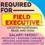 DIGITIDE SOLUTIONS PVT LTD DSPL FIELD EXECUTIVE JOB OPPORTUNITIES 2025